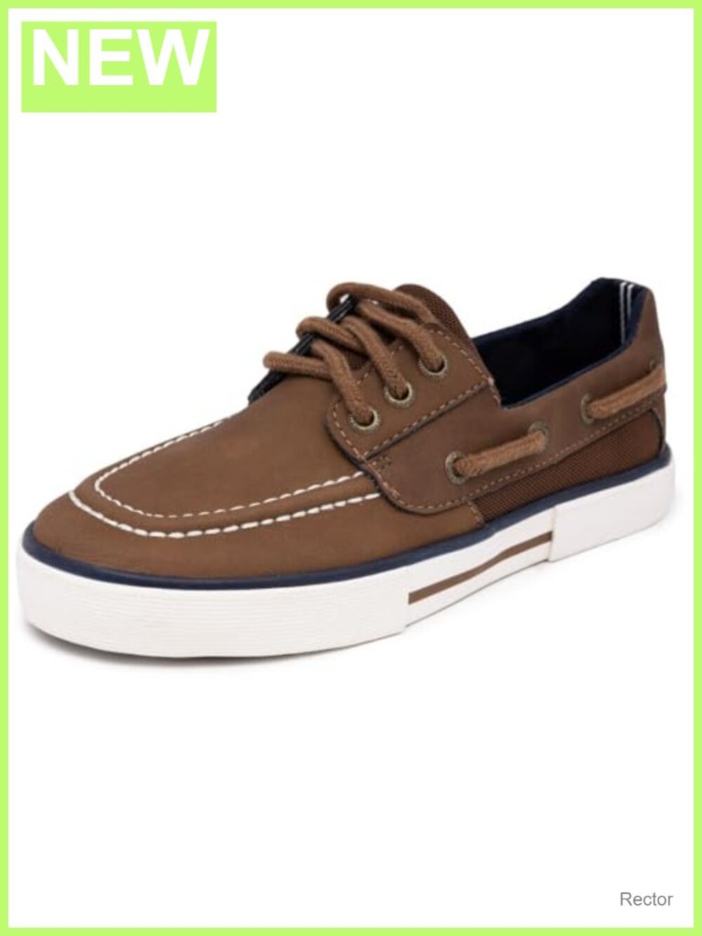 Nautica Kids Casual Boat Shoe Loafers Vegan Leather Slip On Boys School Shoes